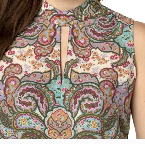 Liverpool Liverpool Mock Neck Blouse - Picture 3 of 7